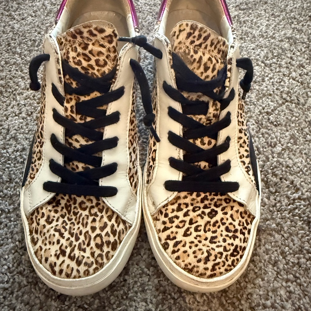 Dolce Vita Zina Leopard Print Sneakers